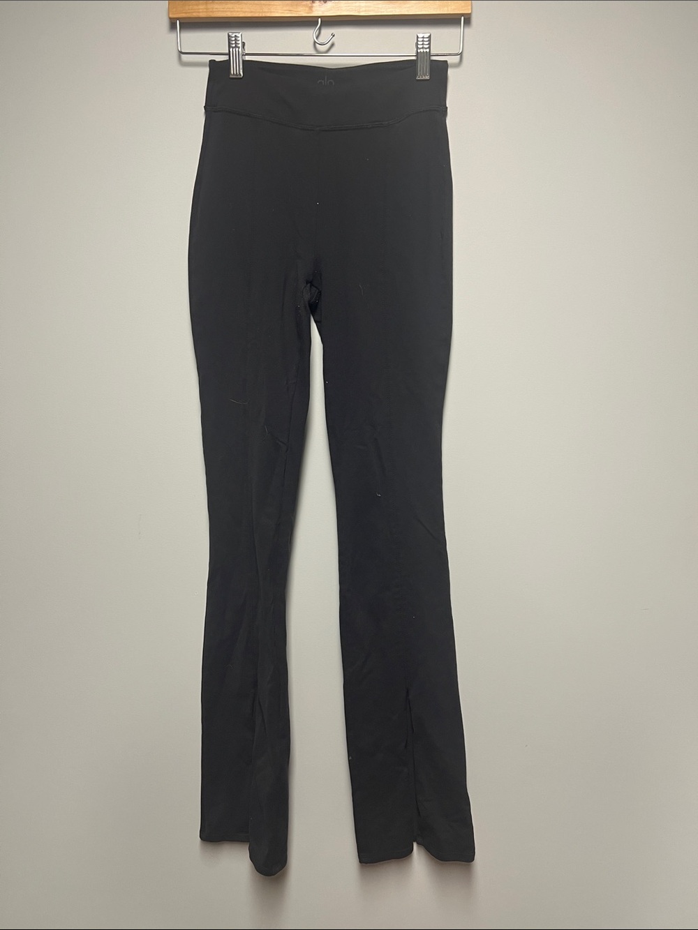 ALO Yoga Black High-Rise Flare Leg Pants